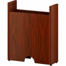 Base, Modular, f/Conference Table, 23.6"x7.87"x28.5", Mahogany