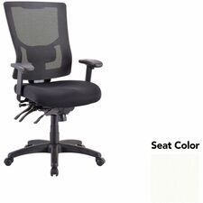 Executive Chair, Hi-Back, 26.75"x26"x40.5"-44", Snow