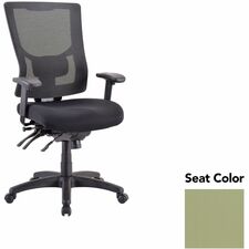 Executive Chair, Hi-Back, 26.75"x26"x40.5"-44", Sage