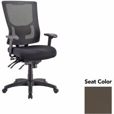 Executive Chair, Hi-Back, 26.75"x26"x40.5"-44", Java