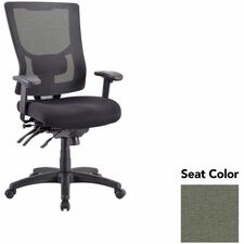 Executive Chair, Hi-Back, 26.75"x26"x40.5"-44", Sage