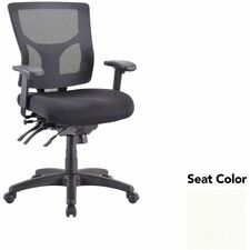 Executive Chair, Mid-Back, 26.75"x26"x39.38", Snow