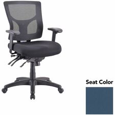 Executive Chair, Mid-Back, 26.75"x26"x39.38", Ocean