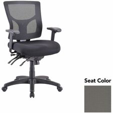 Executive Chair, Mid-Back, 26.75"x26"x39.38", Fog