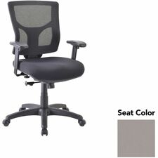 Mid-back Chair, 24.38"-25.63"x26.38"x36.63"-40.25", Metal