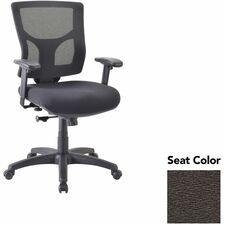 Mid-back Chair, 24.38"-25.63"x26.38"x36.63"-40.25", Pepper