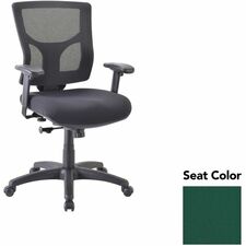 Mid-back Chair, 24.38"-25.63"x26.38"x36.63"-40.25", Chive