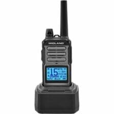 Radio, 2-Way, w/Repeater, Waterproof & Dustproof, 5 Watt, Black