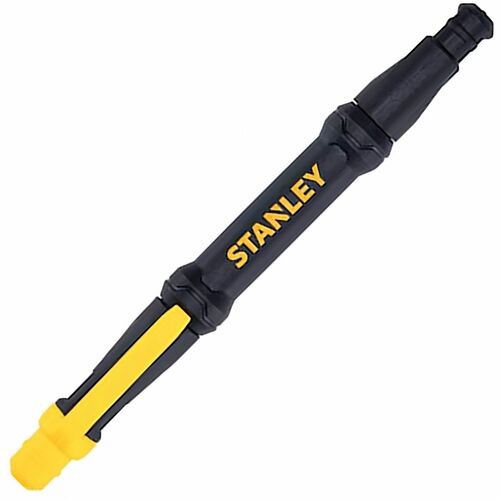 Screwdriver/Pen, Pen-Style, Pocket, 2-End Bits, Magnetic, BK/YW