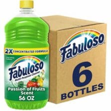 Cleaner, Multi-Purpose, Concentrated, 2X, Passion of Fruits Scent, 56oz, 6/CT, Green