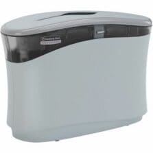 Dispenser, f/FoldedPaperTowels, HighCap, 13.3"x9.0"x5.2", Gray