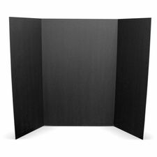 Project Board, Foam, Side Panels, 48"x36", 10/PK, BK