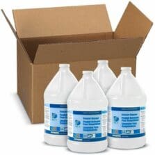 Freezer Cleaner, Dual-Purpose, f/Grease&Grime, Floors&More, -30F, 1Gallon, 4/CT, White