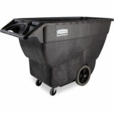 Tilt Truck, 3/4 Cubic Yard, 600 lb Cap, 30.25"x64.5"x38", Black