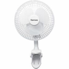 Fan, Clip-On, Desk, 6" Dia, WE