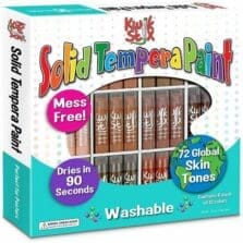 Paint Sticks, Solid Tempera, 12 Colors, 72/Set, Skin Tones