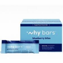 Protein Bar, Gluten-Free, Vegan, Blueberry Bliss, 2.04oz, 12/PK