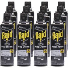 Wasp/Hornet Killer, 14oz., Aerosol Can, 12/CT, Black