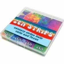 Sensory Strips, Textured, Bumpy Brights, 1"x4", 40/Set, Multi