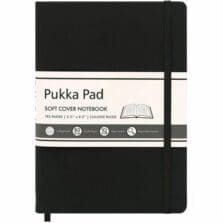 Notebook, SoftCover, 192Pages, 80GSM, Ruled, 8.2"x5.11", BK