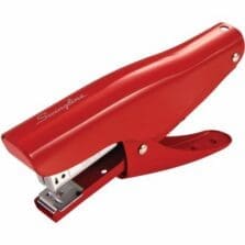 Plier Stapler, Full-Strip, Ergonomic, 25-Sht Cap, Rio Red