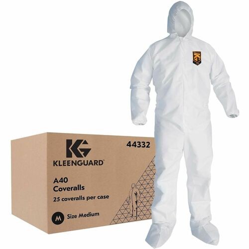 Coveralls, ZipperFront, ElasticAnkles/Wrists/Boots, M, 25/CT, WE