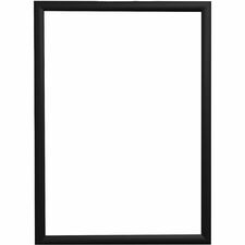 Frame, Snap, Wall Mount, Print Protector, Aluminum, 18"x24", BK