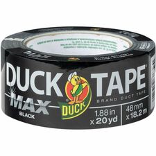 Packing Tape, Max Strength, 1.88"x20 Yd, 1 Roll, Black