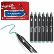 Markers, Bullet, Acrylic, Water-Based, 6/Box, Lake Green