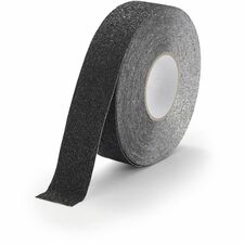 Tape, Floor Marking, Anti-Slip, Conformable, 1.96"Wx590"D, Black