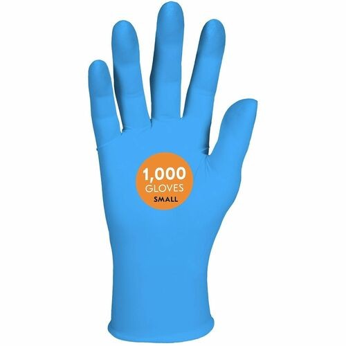 Gloves, Nitrile, PF, Textured Tips, 6mil, 9.5"L, Small, 100/BX, BE