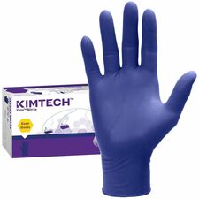 Gloves, Nitrile, PF, Textured Tips, 4.3mil, 9.5"L, XL, 180/BX, PE