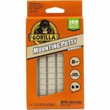Putty,Mounting, Indoor/Outdoor, Non-Toxic, 2lbCap, 168/PK, BN