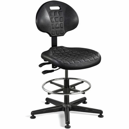 Chair, Articulating Adjst., Mush.Glide, Poly, 27"x27"x50", BK