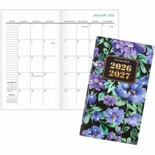 Planner, Mthly, 24 Mths, July-June, 3-1/2"x6" Pg Sz, MI