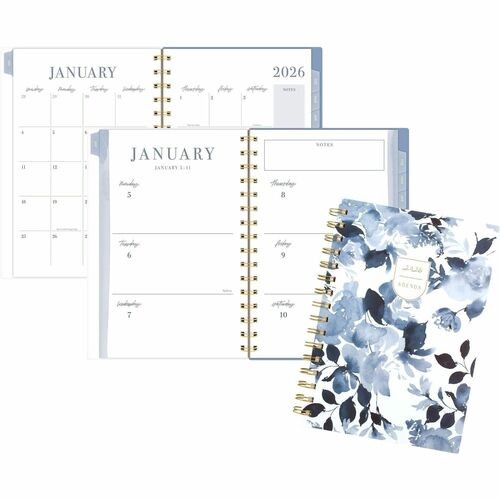 Planner, Ciara Floral, Wkly/Mthly, 12Mth, Jan-Dec, 5-1/2"x8-1/2"