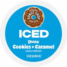 Coffee, Duos Cookies/Caramel, Medium Roast, K-Cup, 24/BX, 4BX/CT
