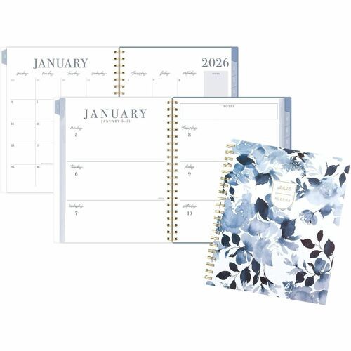 Planner, Ciara Floral, Wkly/Mthly, 12Mth, Jan-Dec, 8-1/2"x11"