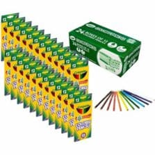 Pencils, Colored, 12 Color-Packs, Bulk, 24/BX, AST