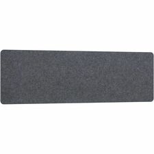 Tackboard, f/60" Cubicle, Fabric, 58"x17", Cool Charcoal