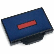 Replacement Ink Pad, f/T5460&T5117, 10000 Impressions, Blue/Red