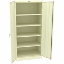 Deluxe Cabinet, 5Shelf, 200lbCap, 36"x24"x78", Black