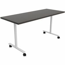 Table, Multi-Purpose, T-Leg, Casters, 60"x24"x29", Asian Night