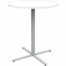 Table, Bistro, 36" Round Top, Jurni, 36"x36"x42", Designer White