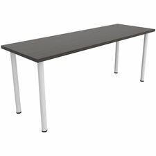 Table, Multi-Purpose, Post Leg, Glides, 72"x24"x29", Asian Night