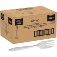 Forks, Standard-Length, Disposable, Polyprop.1000/CT, WE