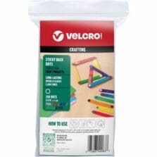 Fastener, Sticky-Back, Hook & Loop, Indoor Use, 140/PK, Multi