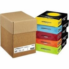 Copy Paper, Color, 24lb, 8-1/2"x11", 500SH/PK, 5PK/CT, Assorted