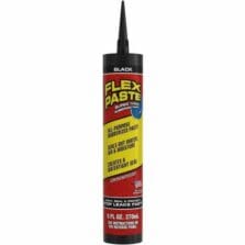 SealingPaste, Flex, Thick, Rubberized, Waterproof, MultiSurface, Indoor&Outdoor, CaulkGunCartridge, 9oz, BK