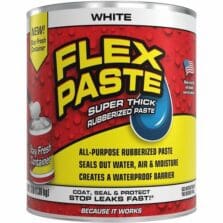 SealingPaste, Flex, Thick, Rubberized, Waterproof, MultiSurface, Indoor&Outdoor, Repairs, Gaps&Cracks, 3lb, WE